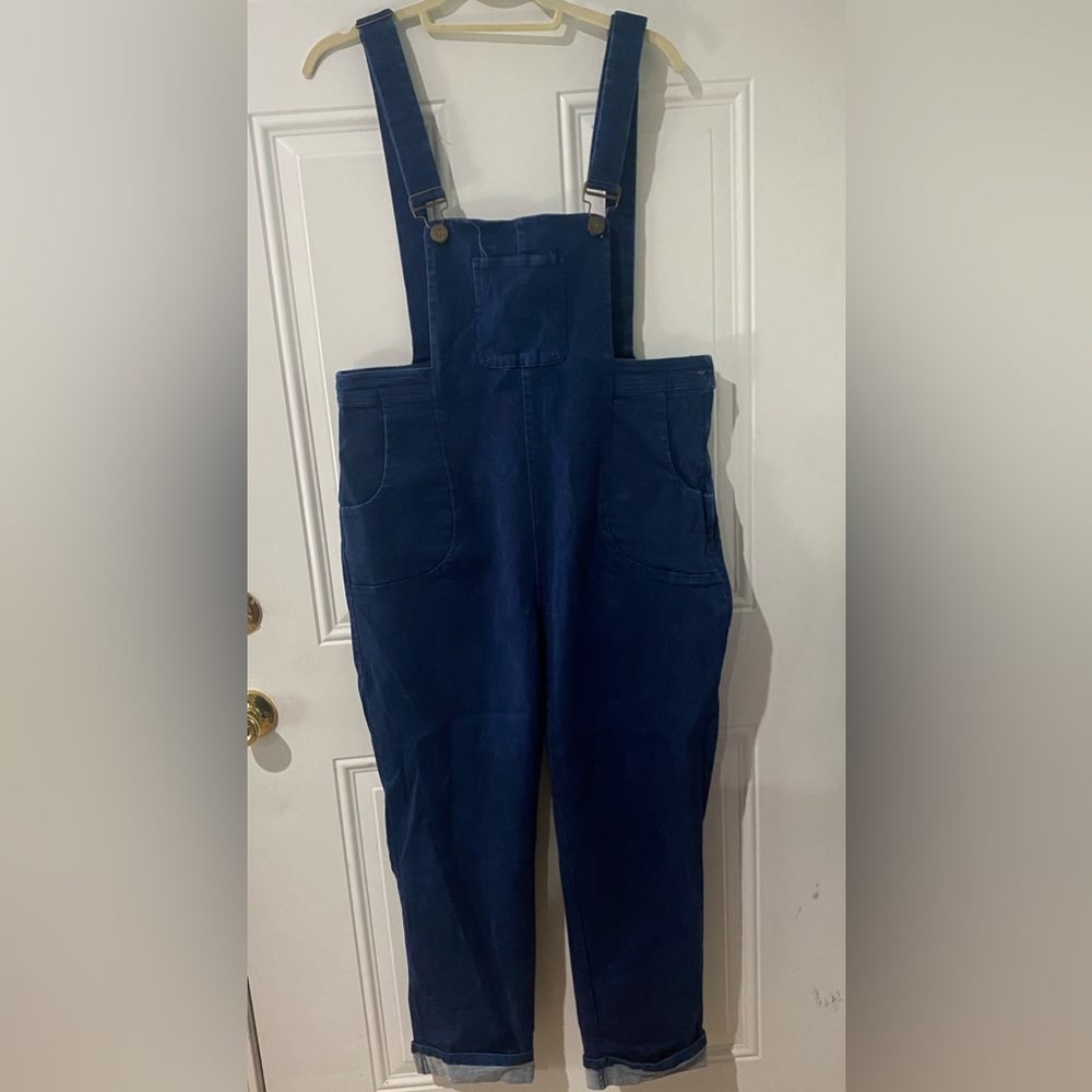 Collectif Dark Blue Women's Overalls